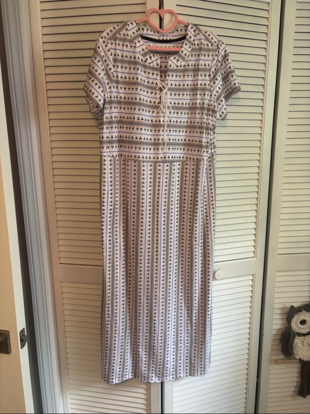 Stan Herman medium midi dress with slits.
100 percent cotton